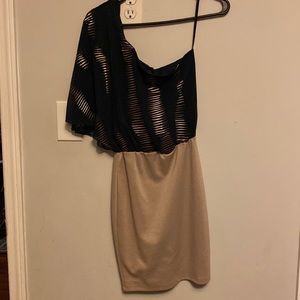 One shoulder dress